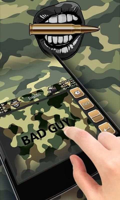 Bad Guy GO Keyboard Theme screenshot 1