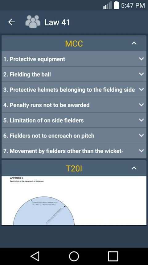 Laws Of Cricket screenshot 5