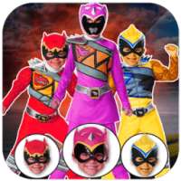 Power hero rangers Masks : change face morph