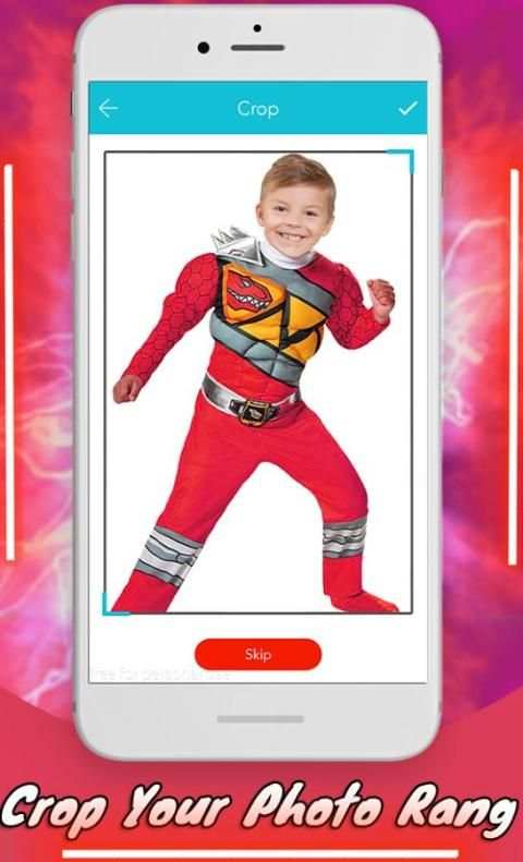 Power hero rangers Masks : change face morph скриншот 6