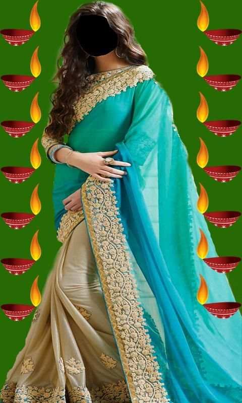 Diwali Women Photo Suit 2017 2 تصوير الشاشة