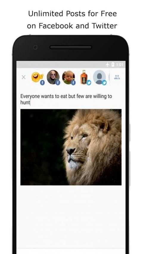 Social Media Manager for Facebook and Twitter скриншот 4