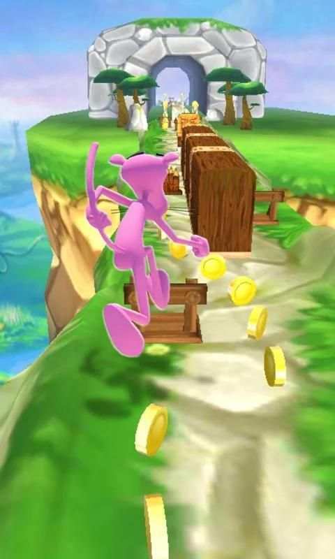 Temple Train Panther: Jungle Run 3 تصوير الشاشة
