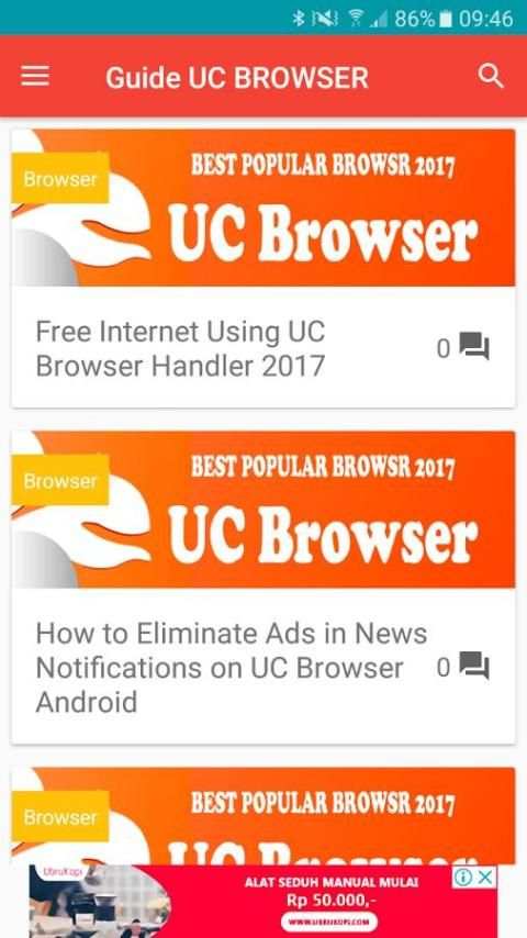 Best UC Browser Guide New Feature 2017 1 تصوير الشاشة
