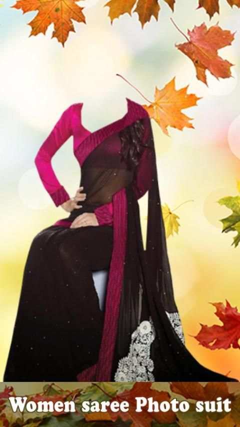 Women Saree Photo Editor स्क्रीनशॉट 4