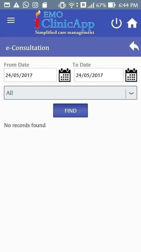 EMO-iClinicApp screenshot 2