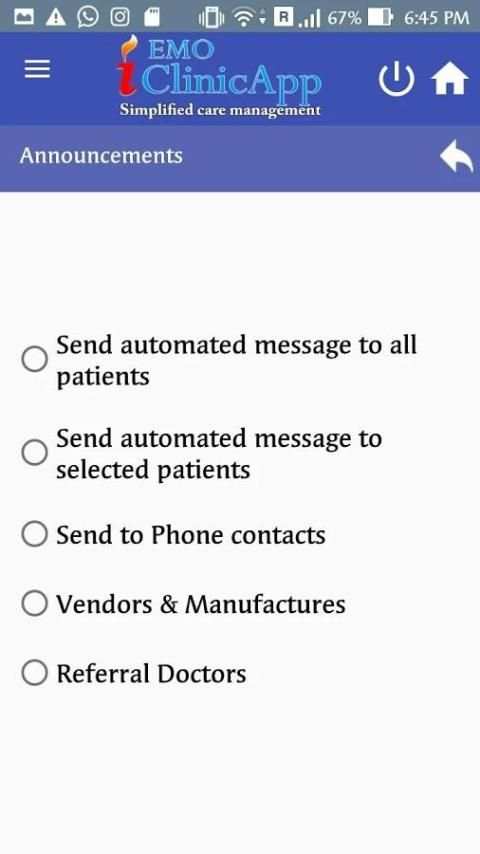 EMO-iClinicApp screenshot 1