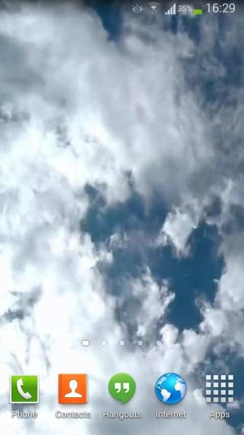 Clouds Live Wallpaper HD 6 تصوير الشاشة