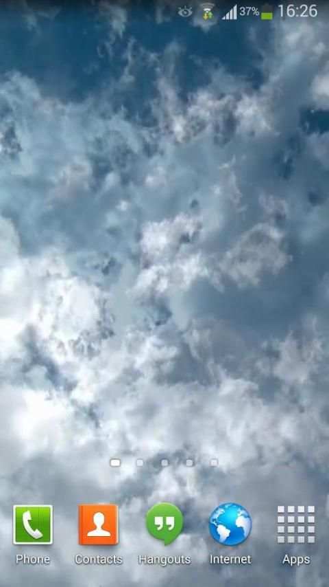 Clouds Live Wallpaper HD 4 تصوير الشاشة