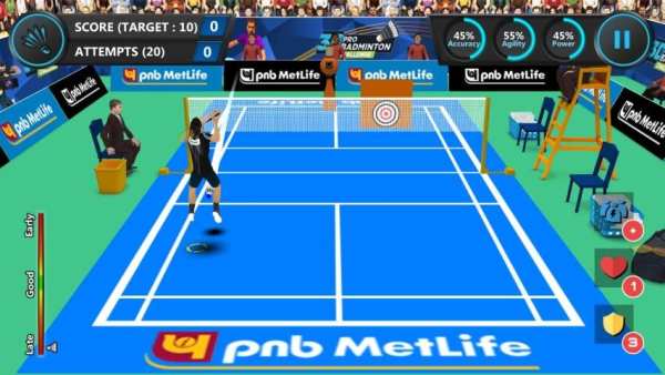 3D Pro Badminton Challenge скриншот 2