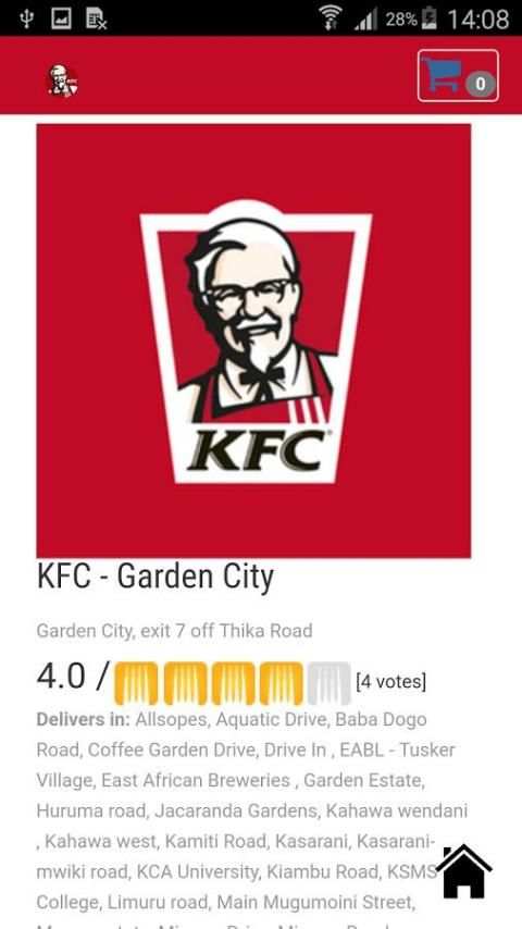 KFC Kenya App screenshot 3
