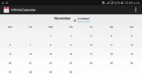 Infinite Calendar on 9Apps