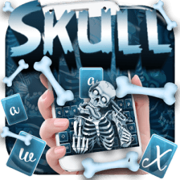 खोपड़ी कीबोर्ड थीम आइकन