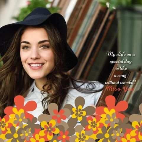 Miss You Photo Frames 4 تصوير الشاشة