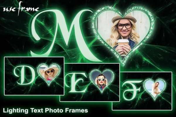 Lighting Text Photo Frame screenshot 7