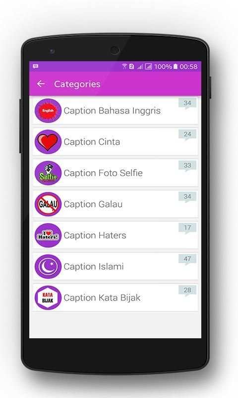 Caption IG Keren screenshot 3