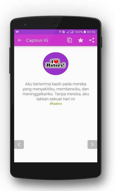 Caption IG Keren screenshot 5