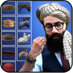 Pathan &amp; Afghan Turban Photo Editor and Changer أيقونة