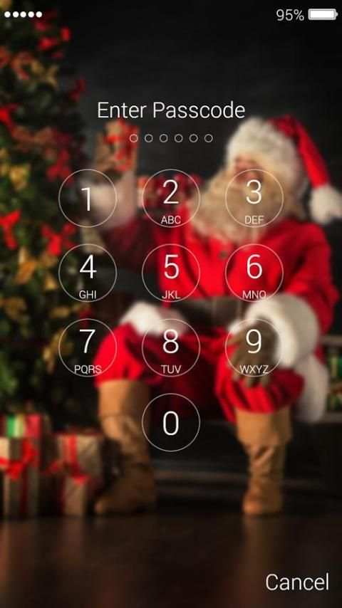 Santa Claus Lock Screen screenshot 6