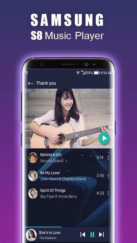 S8 Music Player 7 تصوير الشاشة