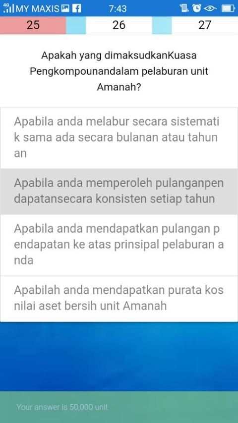 Kuiz Pelaburan PNB screenshot 3