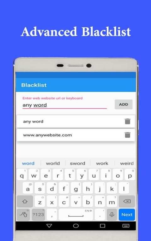 Safe internet- free parental control web browser screenshot 5
