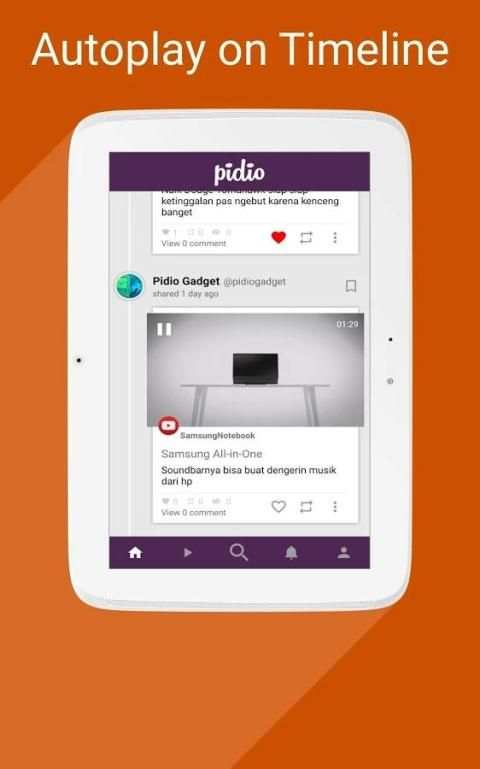 Pidio - Social Video Discovery скриншот 10