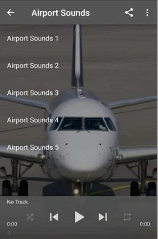 Airport Sounds 1 تصوير الشاشة