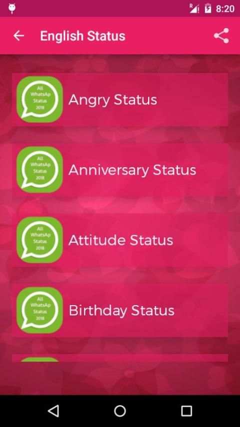 WhatsAp Status 2018 screenshot 5