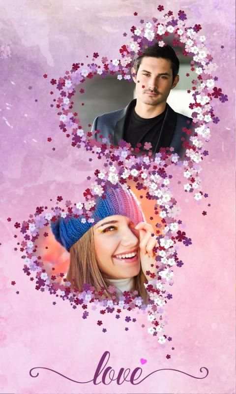 Love Couple Photo Collage स्क्रीनशॉट 6