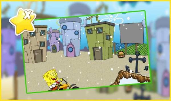 Spongbob Racing Car скриншот 2