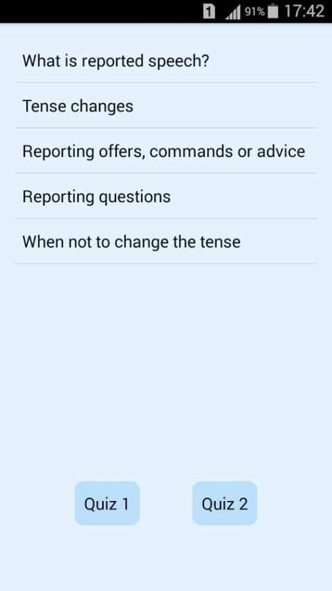 Reported Speech स्क्रीनशॉट 2