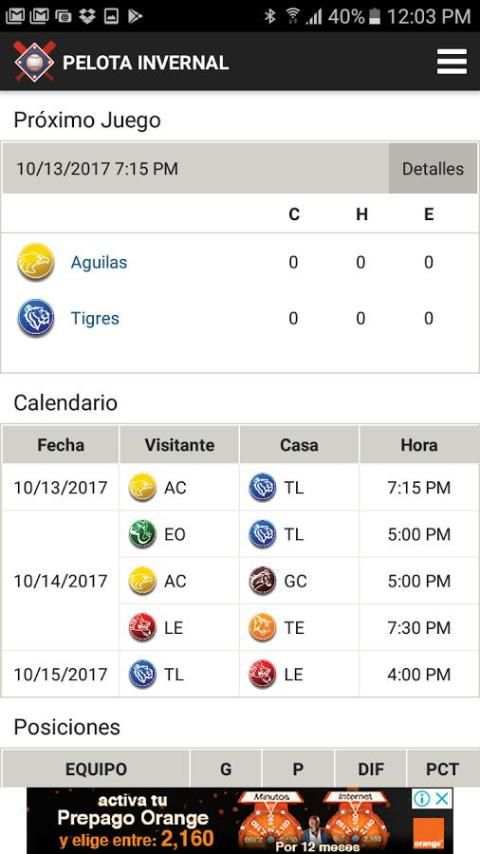 Pelota Invernal 5 تصوير الشاشة