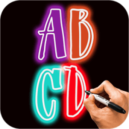 Learn To Draw Glow ABCD أيقونة