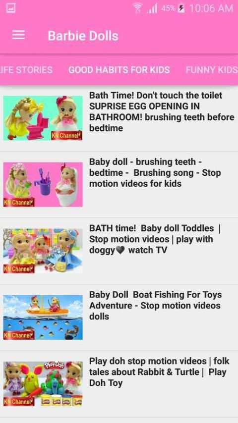 KN Channel Barbie Dolls screenshot 2