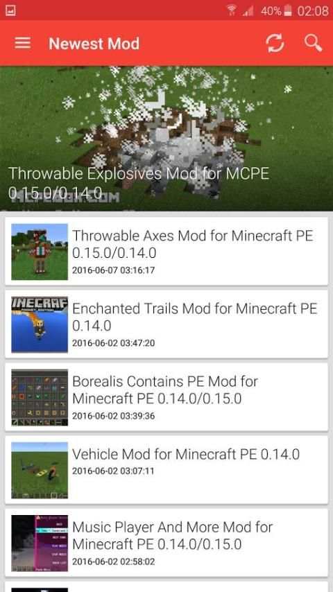 Mods for Minecraft PE 2017 screenshot 4