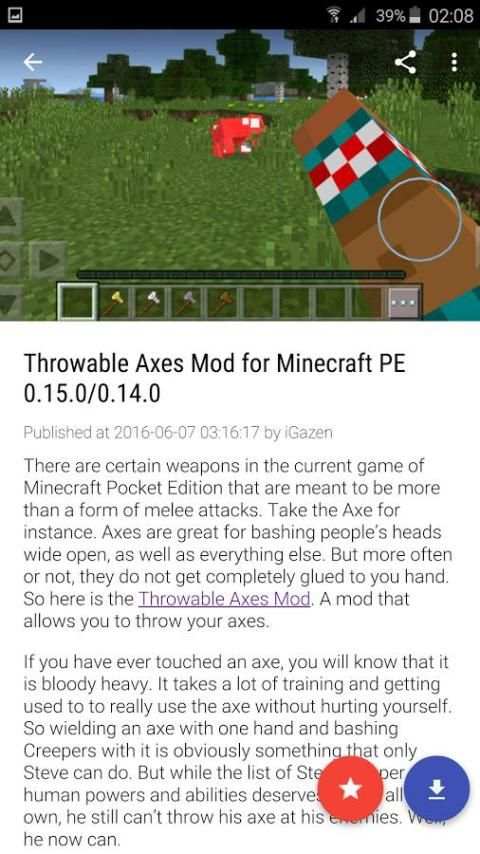 Mods for Minecraft PE 2017 screenshot 3