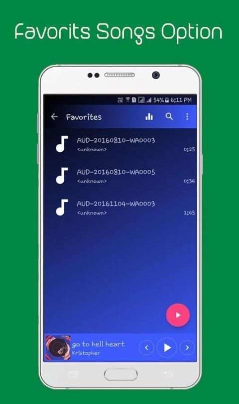 Pemutar musik Mp3 screenshot 2