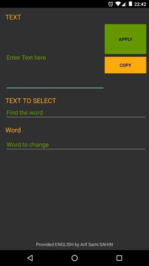 Change Text 3 تصوير الشاشة