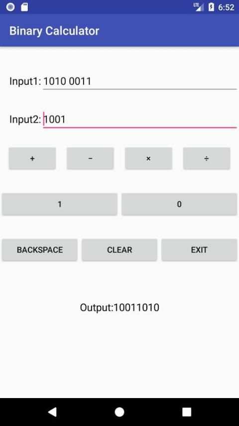 Binary Calculator 14 تصوير الشاشة