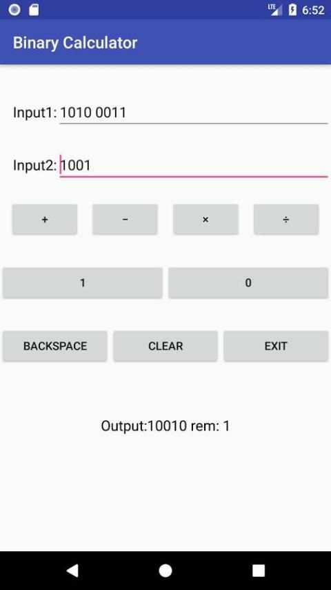 Binary Calculator 12 تصوير الشاشة