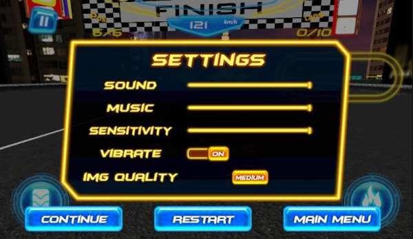 3D Car Racing in City скриншот 2