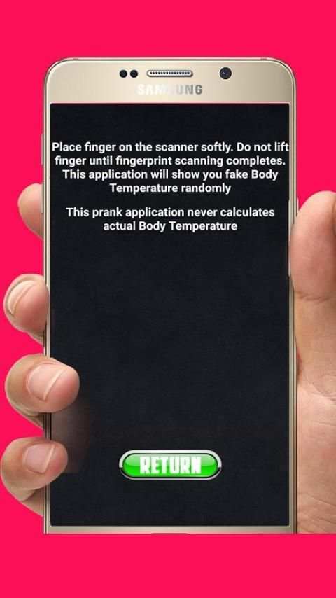 Finger Body Temperature Checker Prank 3 تصوير الشاشة