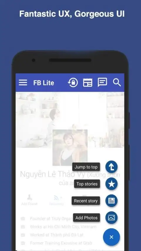 Lite for Facebook - Security Lock screenshot 6