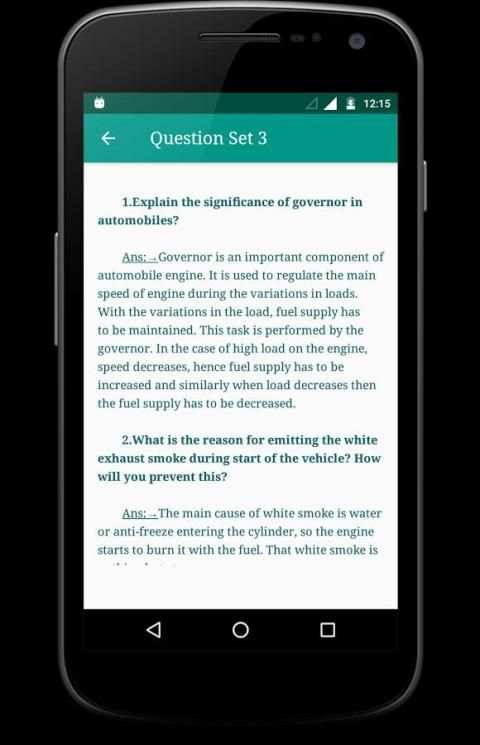 Automobile Question Answers स्क्रीनशॉट 2