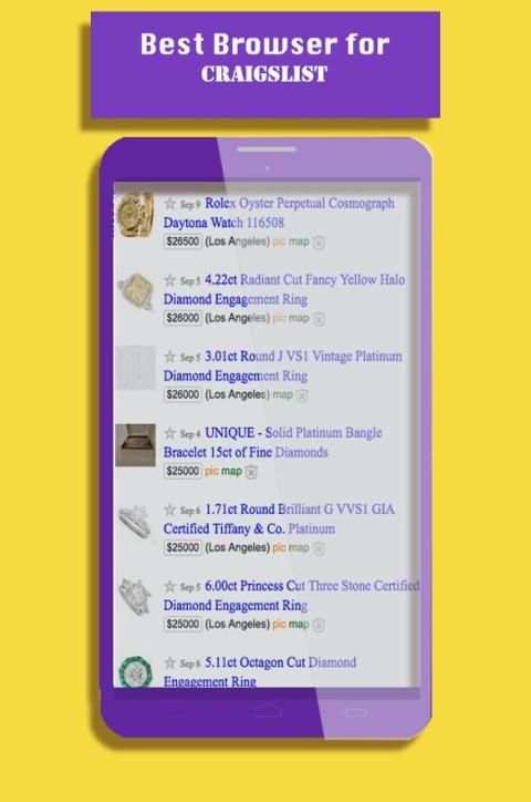 browser for craigslist 2 تصوير الشاشة