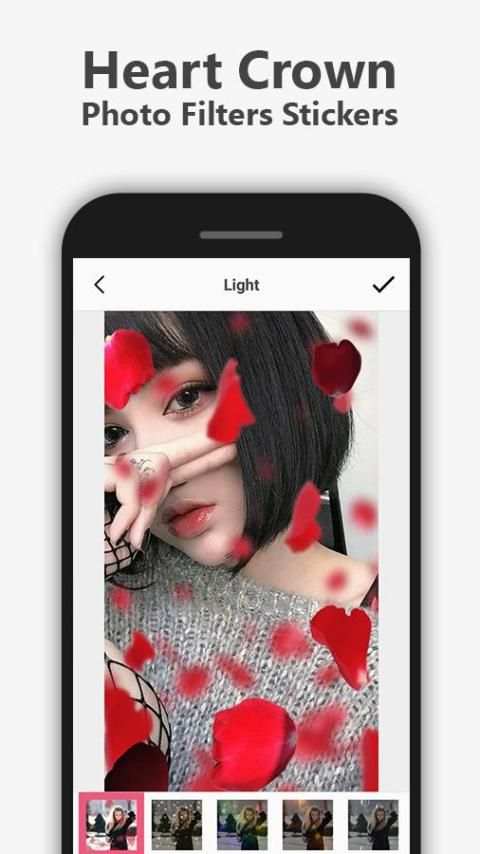 Heart Crown Photo Filters Stickers screenshot 4