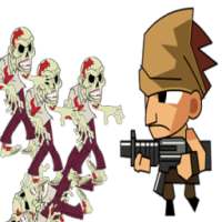 The Zombie War/ حرب الزومبي المرعب logo