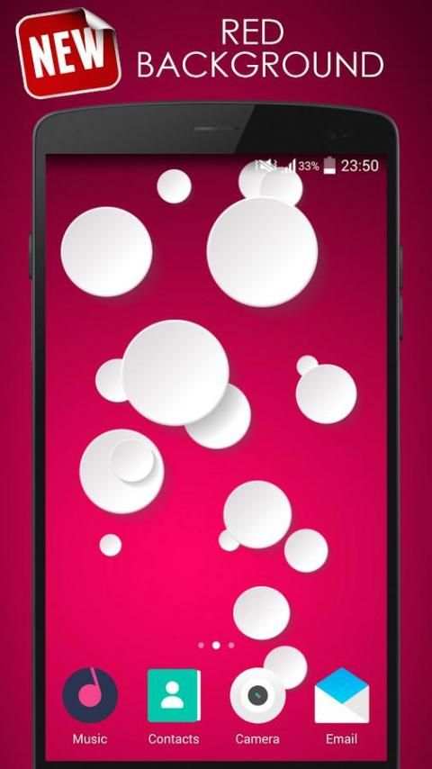 White Bubble Live Wallpaper screenshot 3