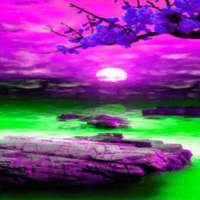 Purple Rock Live Wallpaper on 9Apps